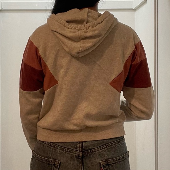 💗 Pink Rose Women’s Crop Hoodie Sweater - Size Medium - Picture 5 of 11